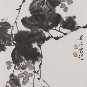 李文亮国画花鸟信笔遣兴字画之家
