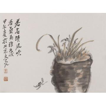 李文亮国画花鸟信笔遣兴字画之家