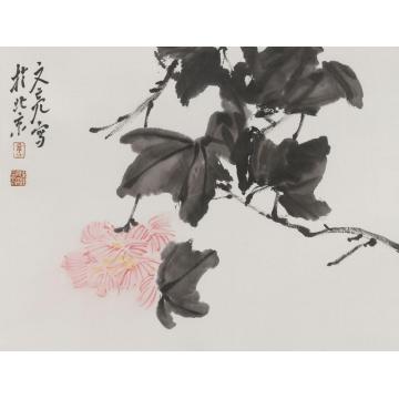 李文亮国画花鸟信笔遣兴字画之家
