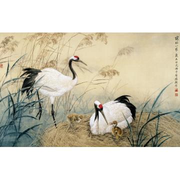 杨德衡国画花鸟鹤的一家字画之家