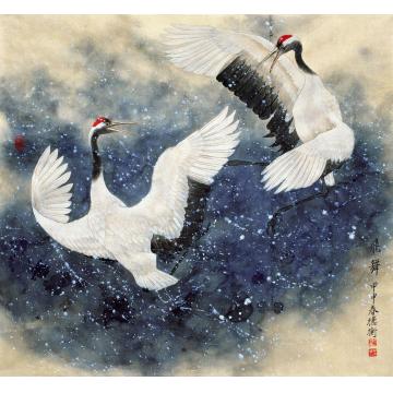 杨德衡国画花鸟飞舞字画之家