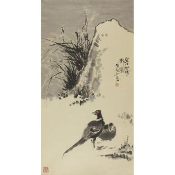 陈昭国画花鸟寒山雪影字画之家