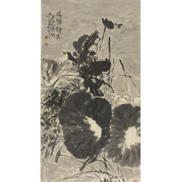 陈昭国画花鸟荷塘诗意字画之家