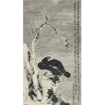 陈昭国画花鸟鸬鹚枯树字画之家