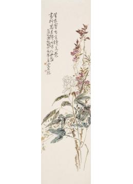 陈昭国画花鸟拟宾虹笔意字画之家