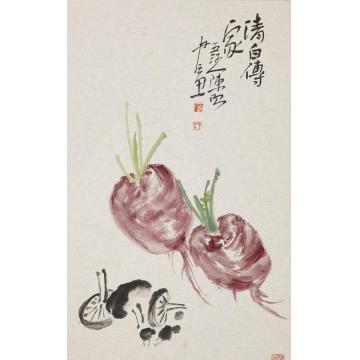 陈昭国画花鸟清白传家字画之家