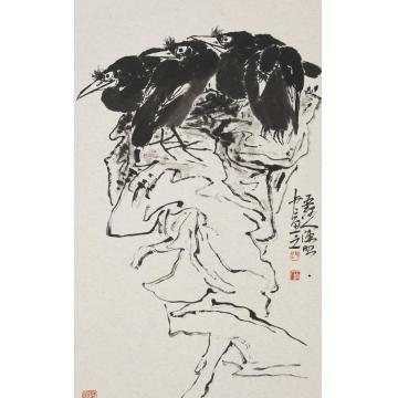 陈昭国画花鸟玩石八哥字画之家