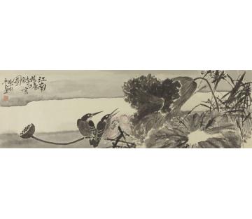 陈昭国画花鸟江南荷塘字画之家