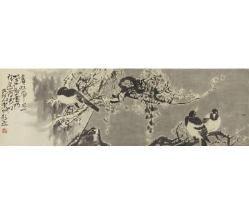 陈昭国画花鸟雨霁字画之家