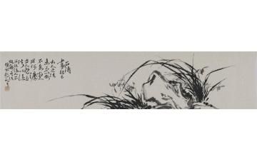 陈昭国画花鸟兰石图字画之家