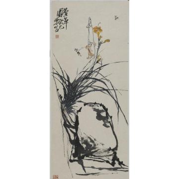 陈昭国画花鸟萱草图字画之家