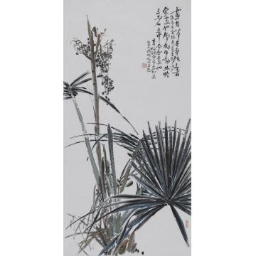 陈昭国画花鸟棕榈写生字画之家
