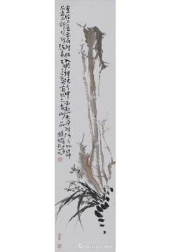 陈昭国画花鸟兰花枯树字画之家