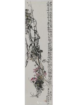 陈昭国画花鸟春深字画之家