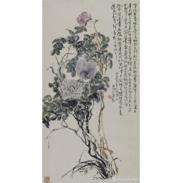 陈昭国画花鸟二仙图字画之家