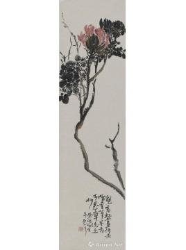 陈昭国画花鸟火焰花字画之家