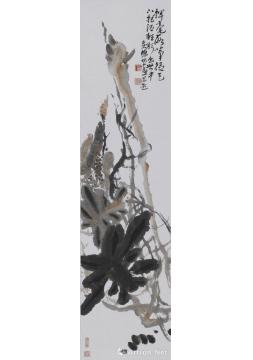 陈昭国画花鸟把酒挥毫字画之家