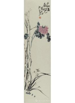 陈昭国画花鸟二仙图字画之家