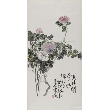 陈昭国画花鸟一枝独秀字画之家