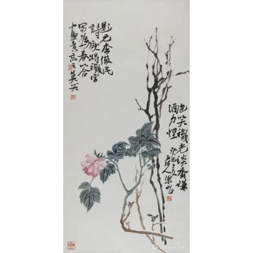 陈昭国画花鸟欲将秋字写为春字画之家
