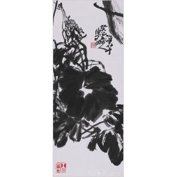 陈昭国画花鸟海芋图字画之家