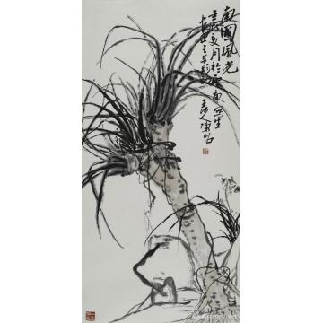 陈昭国画花鸟南国风光图轴字画之家
