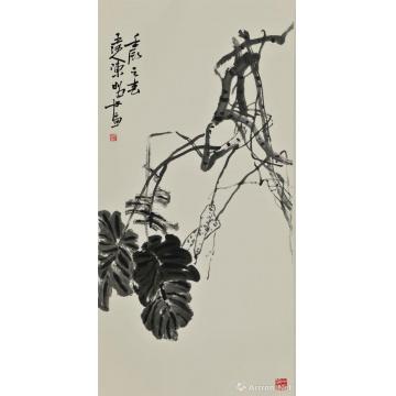 陈昭国画花鸟盘龙图轴字画之家
