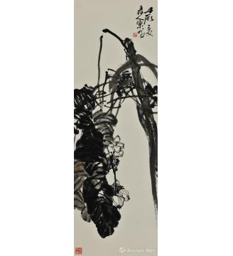 陈昭国画花鸟芭蕉图轴字画之家
