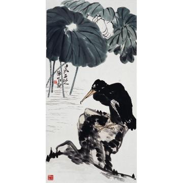陈昭国画花鸟湖水清风图字画之家
