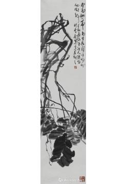 陈昭国画花鸟爬树龙图轴字画之家