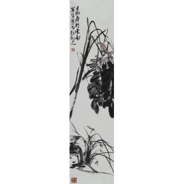 陈昭国画花鸟蝎尾蕉图轴字画之家
