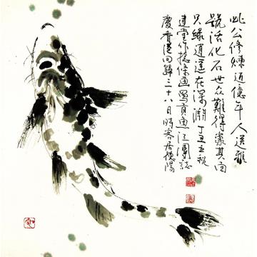 吴建堂国画花鸟欣悦图字画之家