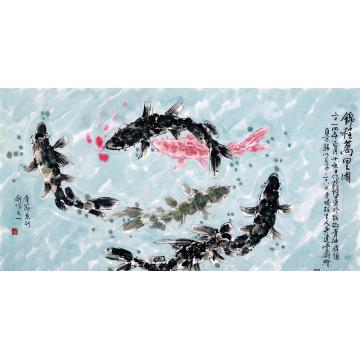 吴建堂国画花鸟锦程万里字画之家