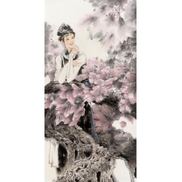 蒙复旦国画人物回眸一片春字画之家