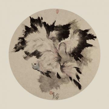 蒙复旦国画花鸟扇面字画之家
