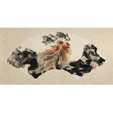 蒙复旦国画花鸟扇面字画之家