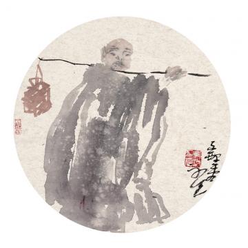 王鸣放国画人物王鸣放作品字画之家