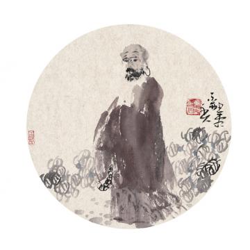 王鸣放国画人物王鸣放作品字画之家