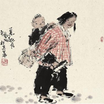 王鸣放国画人物王鸣放作品字画之家