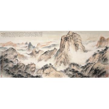 裴家同国画山水天柱山主峰字画之家
