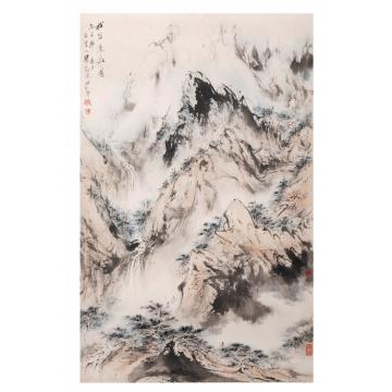 裴家同国画山水无题字画之家