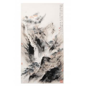 裴家同国画山水无题字画之家