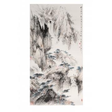 裴家同国画山水无题字画之家