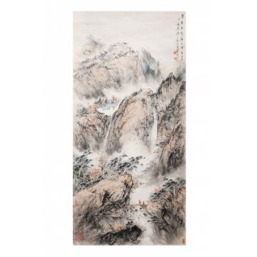 裴家同国画山水无题字画之家