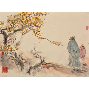 裴家同国画花鸟无题字画之家