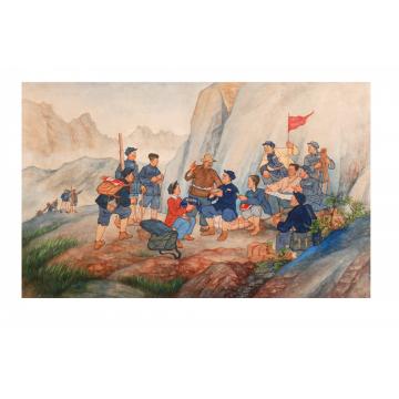 裴家同国画人物无题字画之家