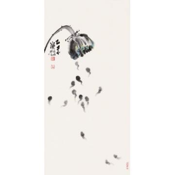 演旭国画花鸟无题三字画之家