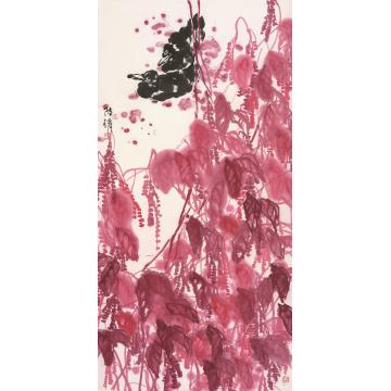 陆倩国画花鸟写意作品之四字画之家