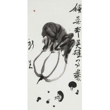 闫新生国画花鸟种菜本英雄事业字画之家