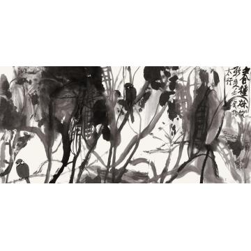 闫新生国画花鸟春种秋收字画之家